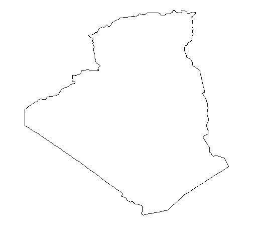 خريطة صماء لحدود المملكة العربية السعودية